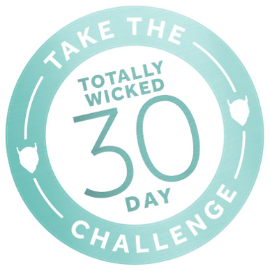 Totally Wicked 30 Day challenge badge